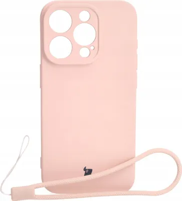 Produktbild von Bizon Case Silikon für iPhone 15 Pro, Hellrosa