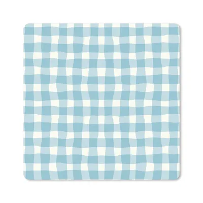 Produktbild von MuchoWow® Mauspad Mousepad Pastell - Blau - Muster 30x30 cm - Mousepads - Maus Mat - Pad - Mausunterlage - Gaming
