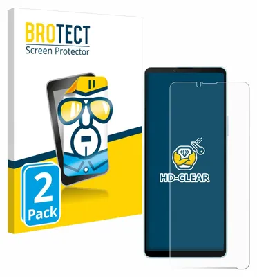 Produktbild von 2x Für Sony Xperia 10 VI Schutzfolie BROTECT Displayschutz Display Schutz Folie Klar Transparent
