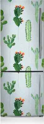Produktbild von Kühlschrankmagnete Kühlschrank Magnetfolie Magnete Küche 60x180 cm - Kakteen