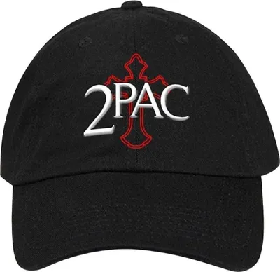 Obrázok produktu pre 2Pac Cross Logo Šiltovka Black