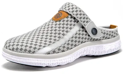 Productafbeelding van Solidchoice - Ademend en Antislip Tuinschoenen voor Dames en Heren, Lichtgrijs