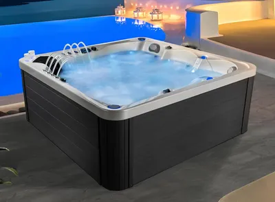 Obrázek produktu pro Außenwhirlpool Whirlpool Blubberbad Relaxpool Outdoor-Spa Massagebad 210x210 cm