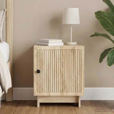 Produktbild von vidaXL Nachttisch Sonoma-Eiche 43 x 34,5 x 50 cm Holzwerkstoff