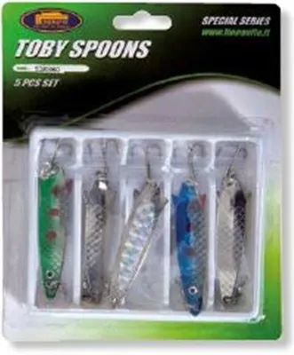 Produktbild von Lineaeffe Blinker Set Toby 7g 5er-Pack