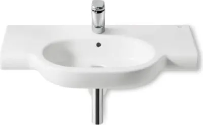 Produktbild von Roca Meridian - Waschtisch 850x460 mm, mit Überlauf, mit Hahnloch, weiß A32724D000