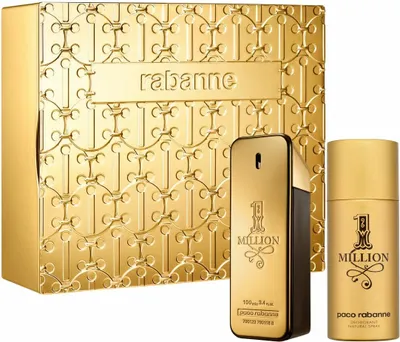 Zdjęcie produktu dla Paco Rabanne 1 Million Men Woda toaletowa, 100 ml + Dezodorant, 150 ml