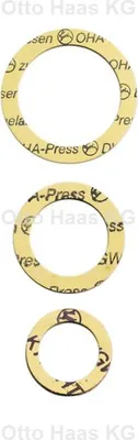 Produktbild von HAAS OHA-Press Verschraubungsdichtung 8838 gelb, 60x78x1,8mm, 2"