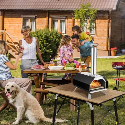 Immagine prodotto di Forno per pizza da esterno con pietra, pala e termometro
