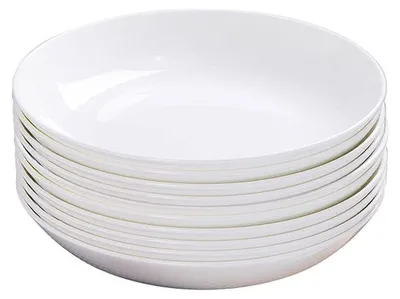 Zdjęcie produktu dla Zestaw okrągłych ceramicznych talerzy obiadowych