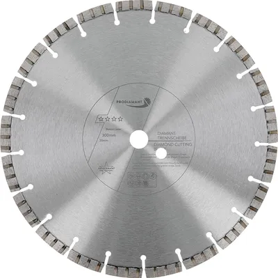 Produktbild von PRODIAMANT Diamanttrennscheibe 300mm Beton Laser Turbo B711 Bohrung 20mm