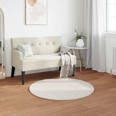 Produktbild von vidaXL Rutschfester Teppich aus Kunstkaninchenfell OLITE Creme