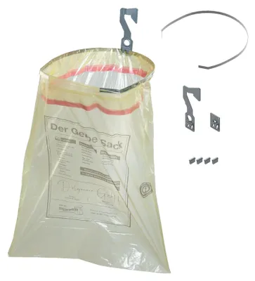 Imagen del producto de Soportes para bolsas de basura de hasta 120 litros, contenedores para bolsas de basura amarillas, para cocina, taller, jardín