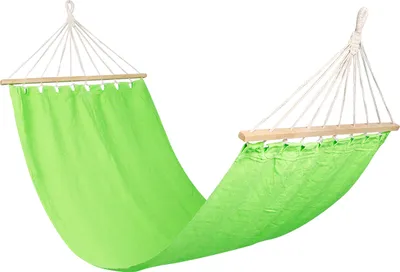 Produktbild von Hängematte Liegefäche 200x80cm Poly/Baumwolle Lime/Grün