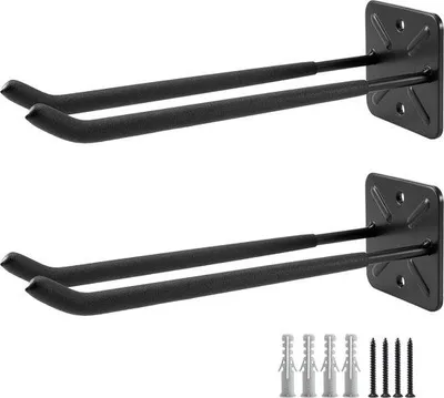 Produktbild von Famanu Wandmontage Werkzeug Organizer Haken - 32 cm Länge, Tragkraft 80 kg pro Haken