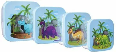 Produktbild von ORION Snackbox Dinosaurier 4 Stück