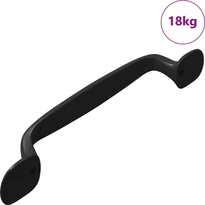 Obrázek produktu pro vidaXL Nábytková úchytka 250 ks Černá 130 x 19,4 x 22,3 mm Hliník