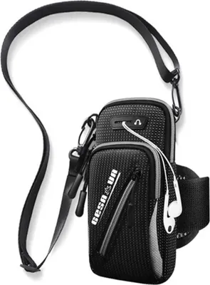 Produktbild von Laufarmband Handy Tasche wasserdicht, Sport Armtasche für Joggen, Outdoor, Handyhalter bis 7,2 Zoll, Crossbody & Armbefestigung