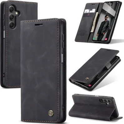 Produktbild von Klapphülle für Samsung Galaxy A15 5G (Case Me) - Schwarz