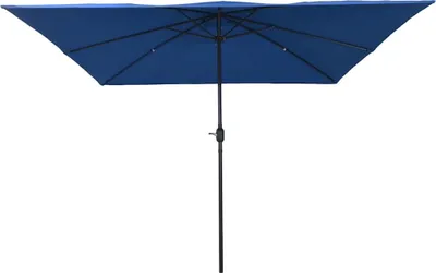 Image de vidaXL Parasol de jardin bleu azur 295 x 295 x 245 cm