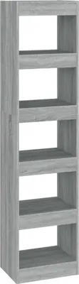 Produktbild von vidaXL Bücherregal/Raumteiler Grau Sonoma 40x30x166 cm