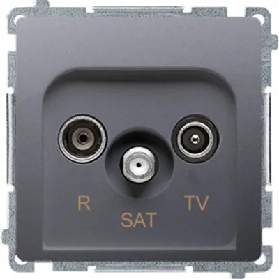 Obrázok produktu pre Kontakt-Simon BMZAR-SAT10/P.01/21, Nerezová oceľ, Plast, IP20, 75 mm, 41 mm, 75 mm