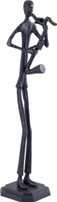Produktbild von PTMD - Kali-Statue - Schwarz - 16x16x70cm