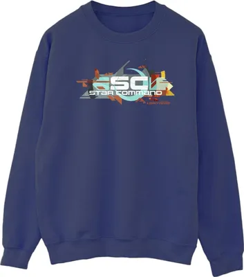 Produktbild von Disney - "Lightyear Star Command Graphic Title" Sweatshirt für Herren BI34715 (XXL) (Marineblau)