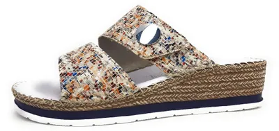 Immagine prodotto di Scarpe da casa Rieker per donna, pantofole, beige, casual