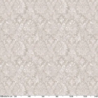 Tischdecke Wachstuch Ornamente Beige Robust Wasserabweisend Rund 120 cm, Hauptbild