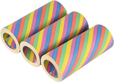 Produktbild von PAPSTAR Riesenluftschlangen "Rainbow" aus Papier 5 Farben 3 Rollen