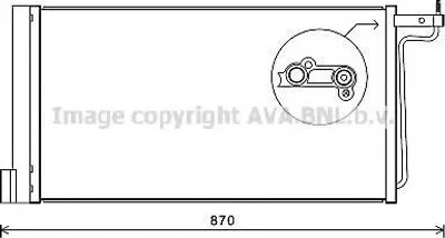 Produktbild von PRASCO FD5485D Kondensator Klimaanlage Klimakondensator für FORD FOCUS III Turnier +Trockner
