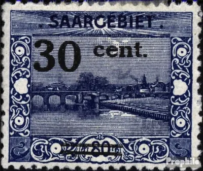 Produktbild von Briefmarken Saarland 1921 Mi 76 gestempelt Landschaftsbilder (II)