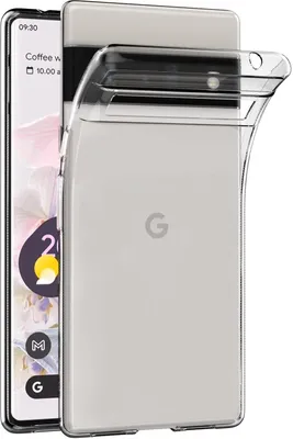 Produktbild von Conie Silikon Schutzhülle für Google Pixel 6 Pro Tasche klar Case Cover Bumper Hülle durchsichtig in transparent