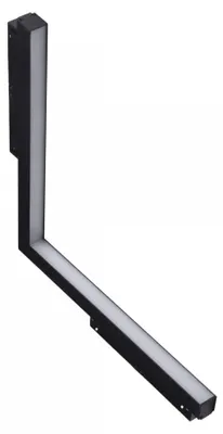 Zdjęcie produktu dla Lampa liniowa szynowa ALFA SAGA II TRACK MAGNETIC CORNER B BLUETOOTH LED 25W 2700K czarny AZ5515 Azzardo