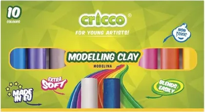 Produktbild von Modelliermasse 10 Farben CRICCO