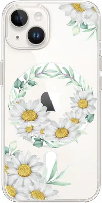 Produktbild von iPhone 13 Mini Hülle MagSafe Transparent Silikon Design
