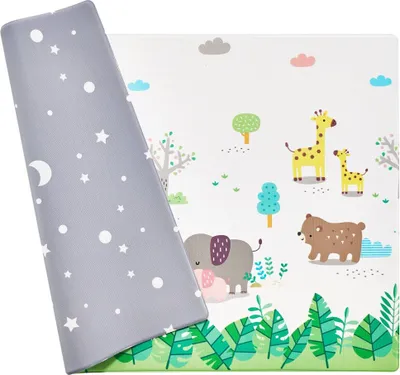 Immagine prodotto di Tappetino per gattonare - Tappetino in PVC - 2100x1400x12 mm - Dermocompatibile e antiscivolo - Ideale per neonati e bambini