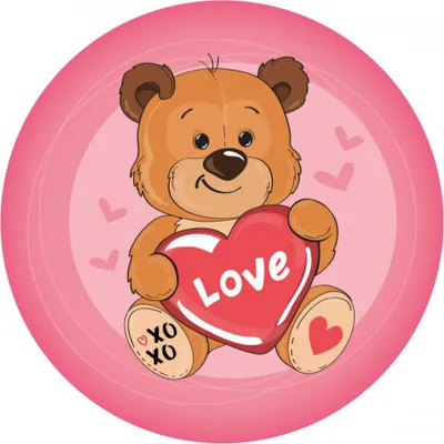 Obrázok produktu pre Dekoratívny vankúš Teddy Bear Love 36 x 36 cm