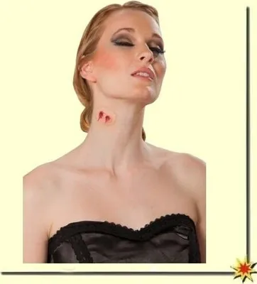 Produktbild von Wunde Vampirbiss Halloween, Bisswunde Dracula