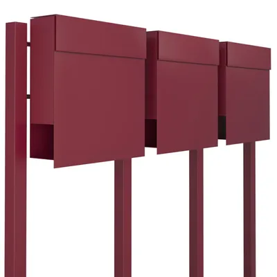 Produktbild von Briefkastenanlage Manhattan for Three in Rot