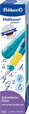 Zdjęcie produktu dla Pelikan Pelikano Junior Schreiblernfüll. Rechtsh. Türkis.A