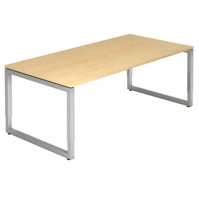 Produktbild von REGO 2E S - 200 x 100 Ahorn/Silber höhenverstellbar