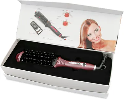 Obrázek produktu pro Fakir Illusion Effect Ionic Hair Straightening Brush 4 Steps Purple New