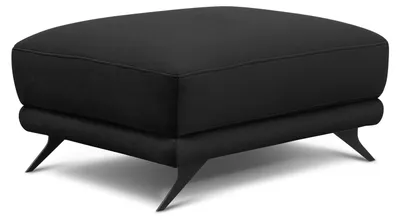 Produktbild von Stilvoller Hocker ZARIN - schwarz 2