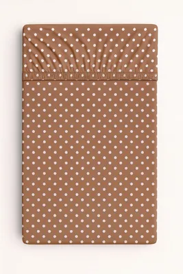 Produktbild von Spannbettlaken 120 x 60 cm – Stoff – Baumwolle – elastischer und weicher Stoff für Babybett