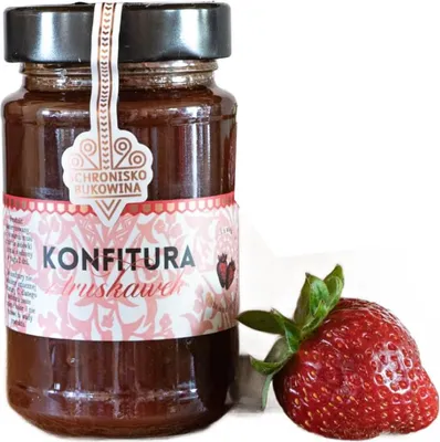 Produktbild von Erdbeerkonfitüre 250g - Schronisko Bukowina