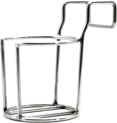 Produktbild von Webavita Strandkorb Zubehör Getränke-Flaschen-Tassenhalter Edelstahl 8cm Durchmesser