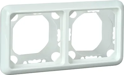 Produktbild von ELSO Fashion Rahmen 224244 2fach reinweiss IP44