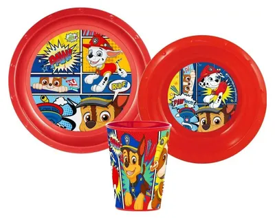 Immagine prodotto di Set di stoviglie a fumetti, set di plastica